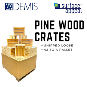 18" Pine Wood Crate Pallet THUMBNAIL