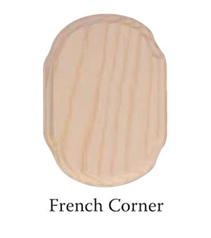 5x7 French Corner Rectangle LARGE