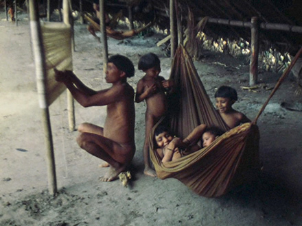 Man and His Wife Weave a Hammock THUMBNAIL