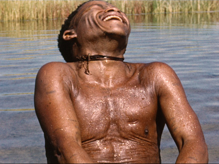 men bathing