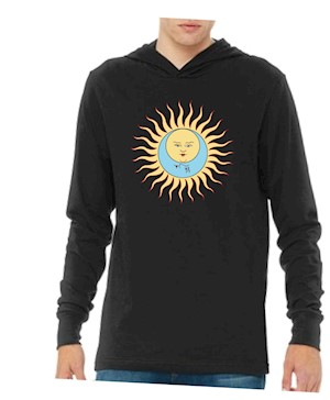 King Crimson T-Shirt - Long Sleeve Hooded Larks THUMBNAIL