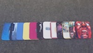 King Crimson Coasters - 12 Album Cover Set THUMBNAIL