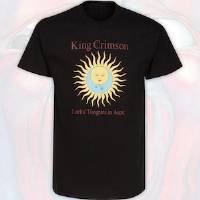 T-Shirt - Larks' Tongues in Aspic (Black with text) THUMBNAIL