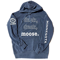 BLUE HOODED SWEATSHIRT THUMBNAIL