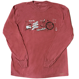 BRICK RED LONG SLEEVE T MAIN