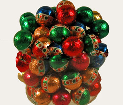 Foiled Christmas Balls THUMBNAIL