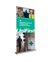 UniFirst Vinyl Bannerstand THUMBNAIL
