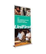 UniFirst Vinyl Bannerstand THUMBNAIL
