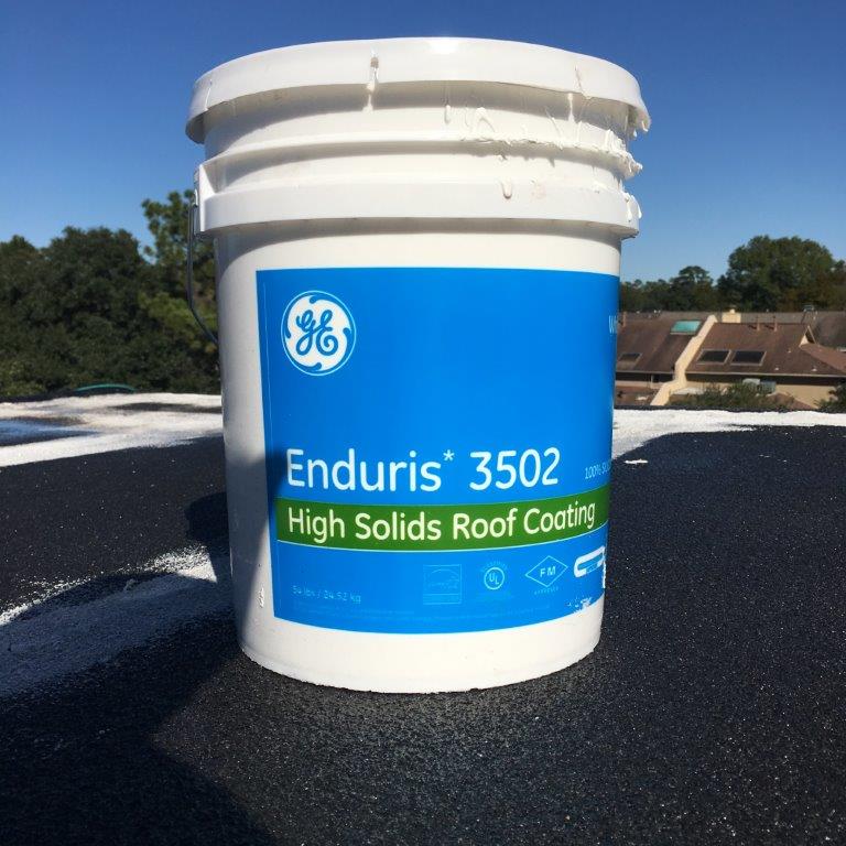GE Enduris* 3500SC 100 Silicone Roof Coating Roof SealerEnergy