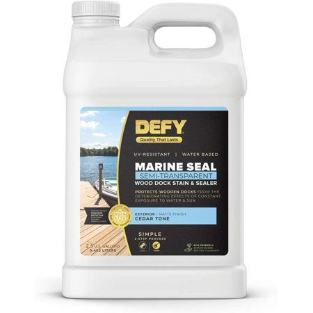 Marine Seal Wood Dock Stain is a long-lasting, semi-transparent dock stain specially formulated for use in the harsh mar MAIN