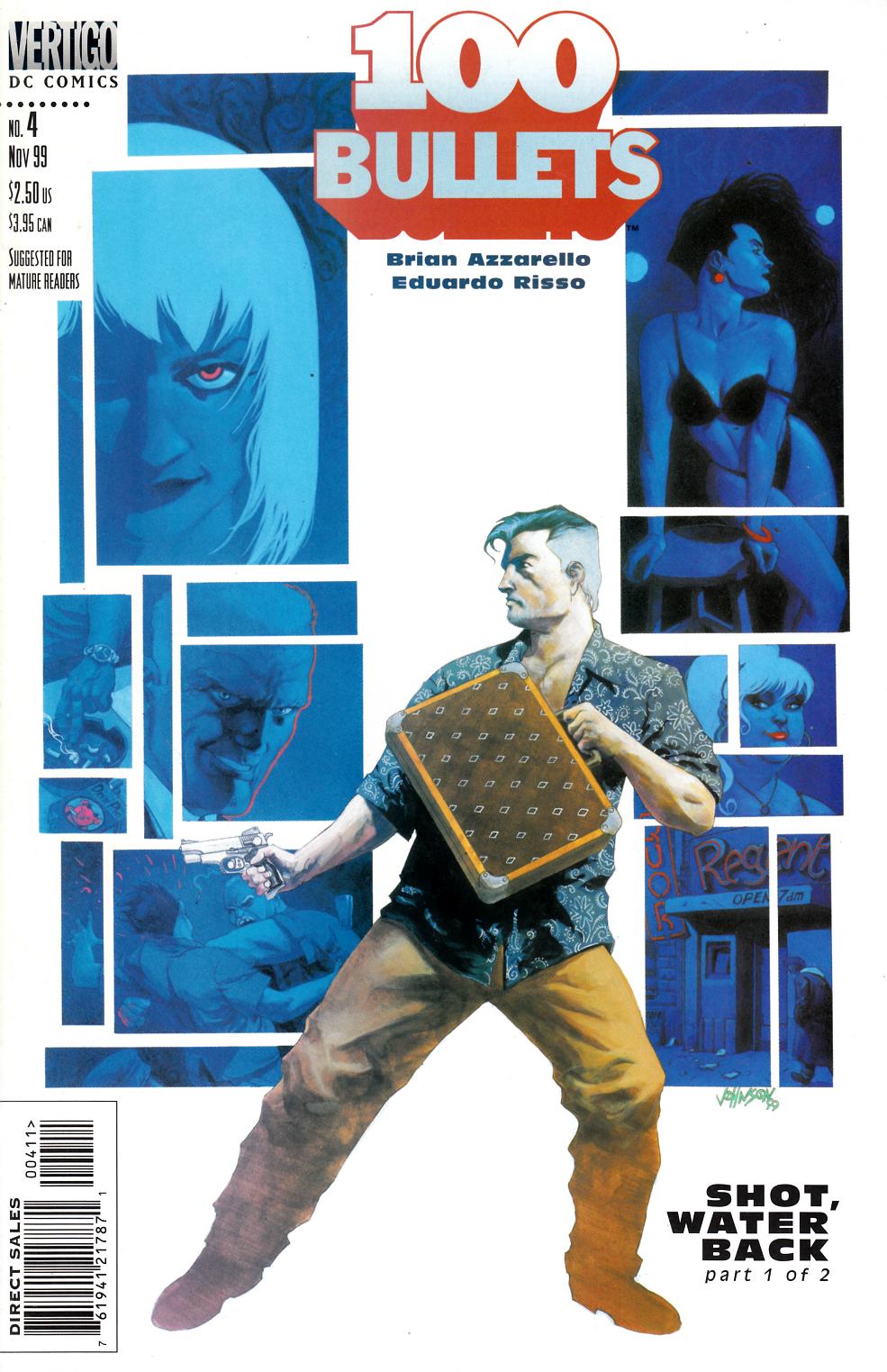 100 Bullets #4 Near Mint Minus (9.2) [DC Comic] THUMBNAIL