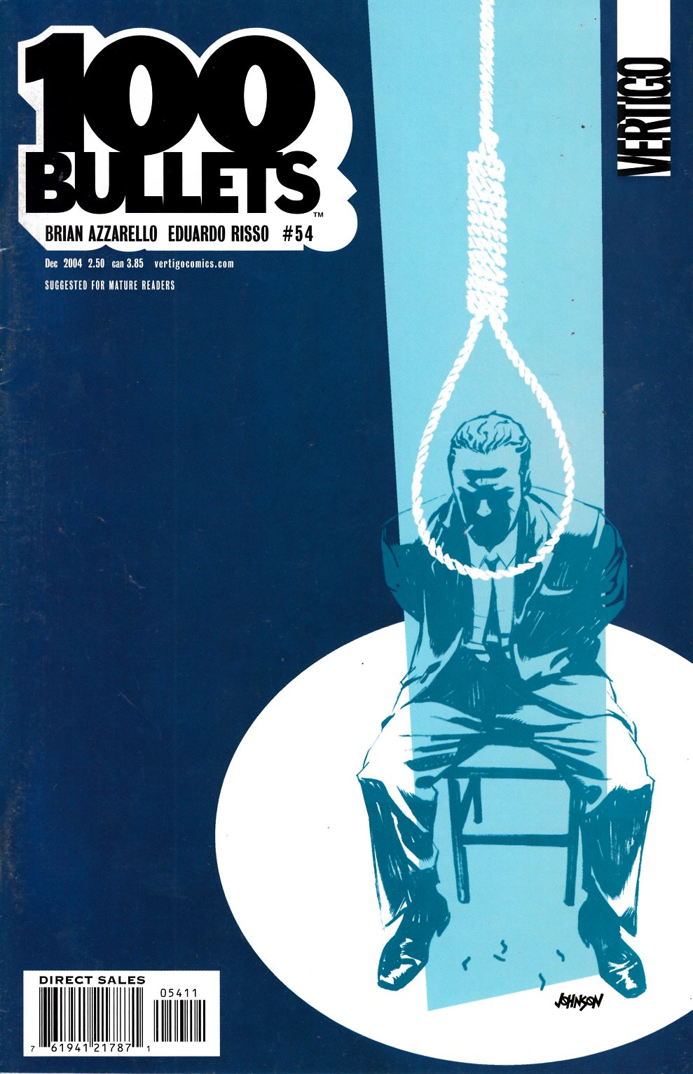 100 Bullets #54 Fine (6.0) [DC Comic] LARGE