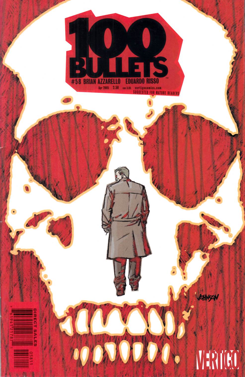 100 Bullets #58 Very Fine (8.0) [DC Comic] LARGE