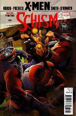 X-Men Schism #1 Second Printing Wolverine Variant Cover [Comic] LARGE