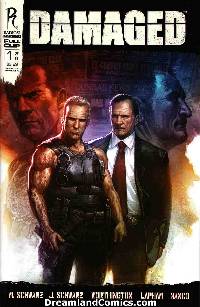 Damaged #1 cover b- manco LARGE