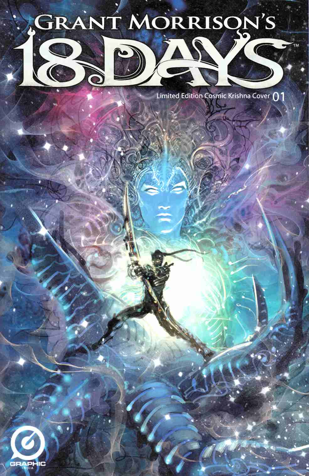 Grant Morrisons 18 Days #1 Cosmic Krishna Cover [Graphic India Comic] LARGE