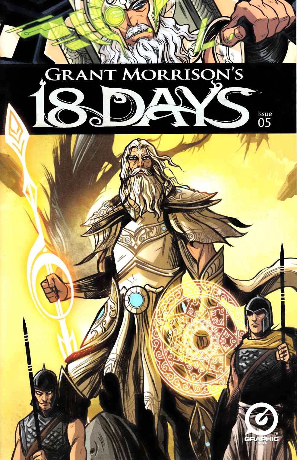 Grant Morrisons 18 Days #5 Main Cover [Graphic India Comic] THUMBNAIL