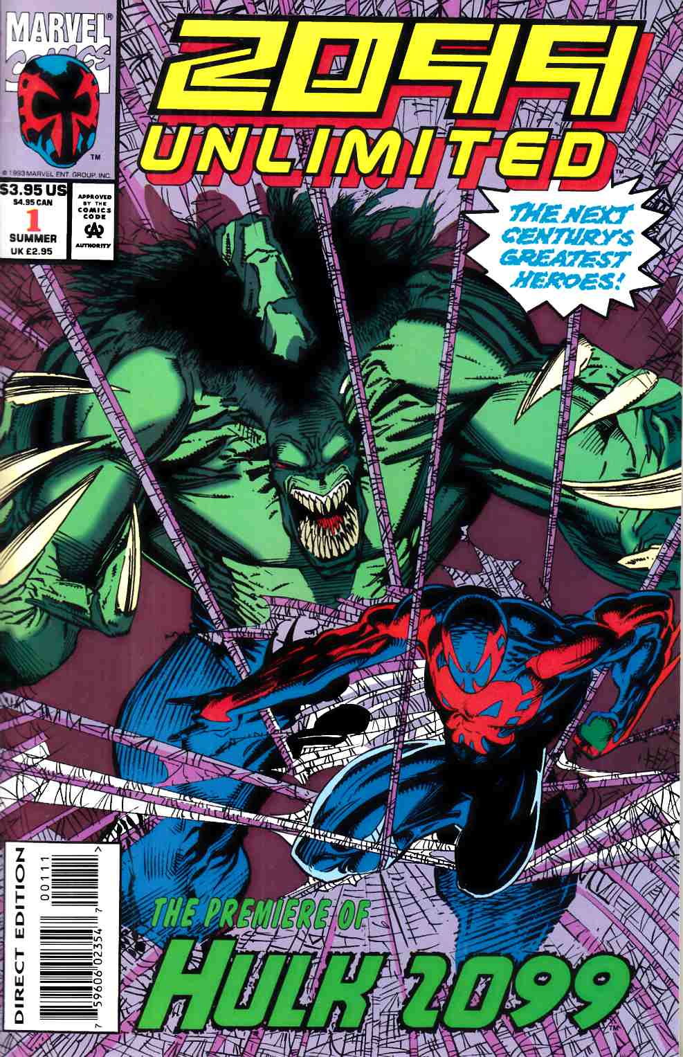 2099 Unlimited #1 Very Fine (8.0) [Marvel Comic] THUMBNAIL