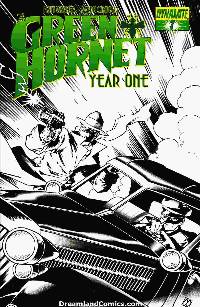 Green hornet year one #7 (1:25 wagner bw cover) LARGE