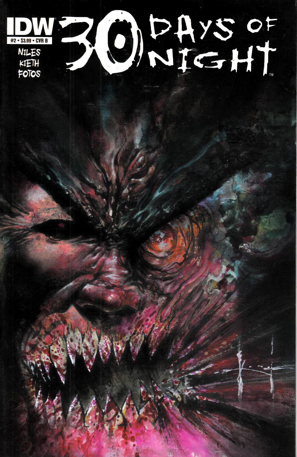 30 Days of Night Ongoing #2 Cover B Very Fine (8.0) [IDW Comic] LARGE