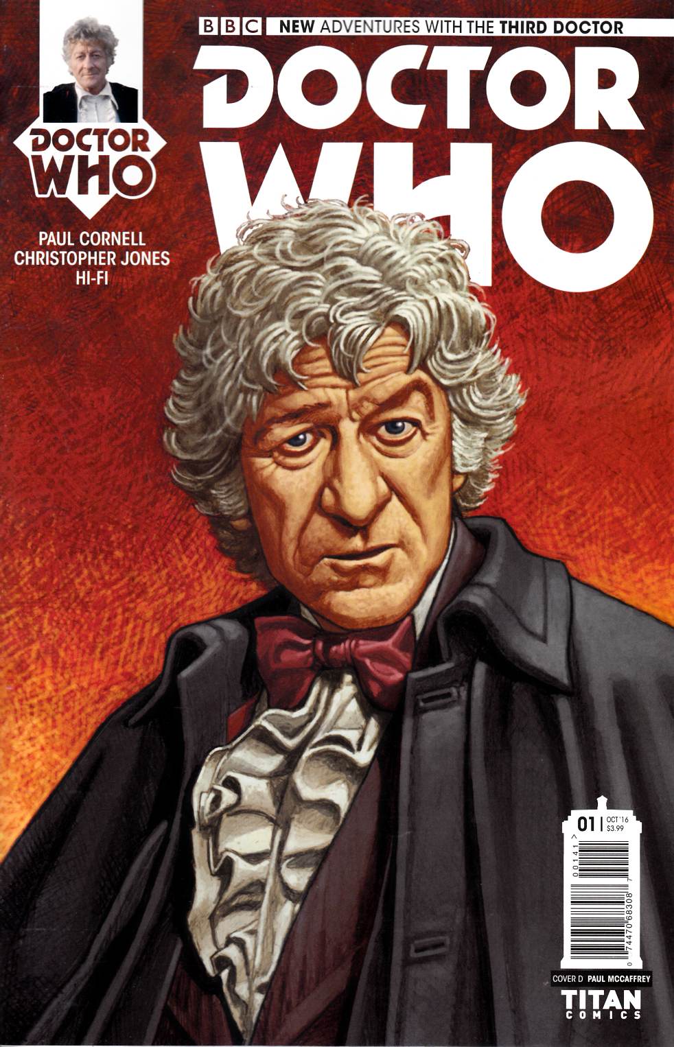 Doctor Who 3rd Doctor #1 Cover D [Titan Comic] THUMBNAIL