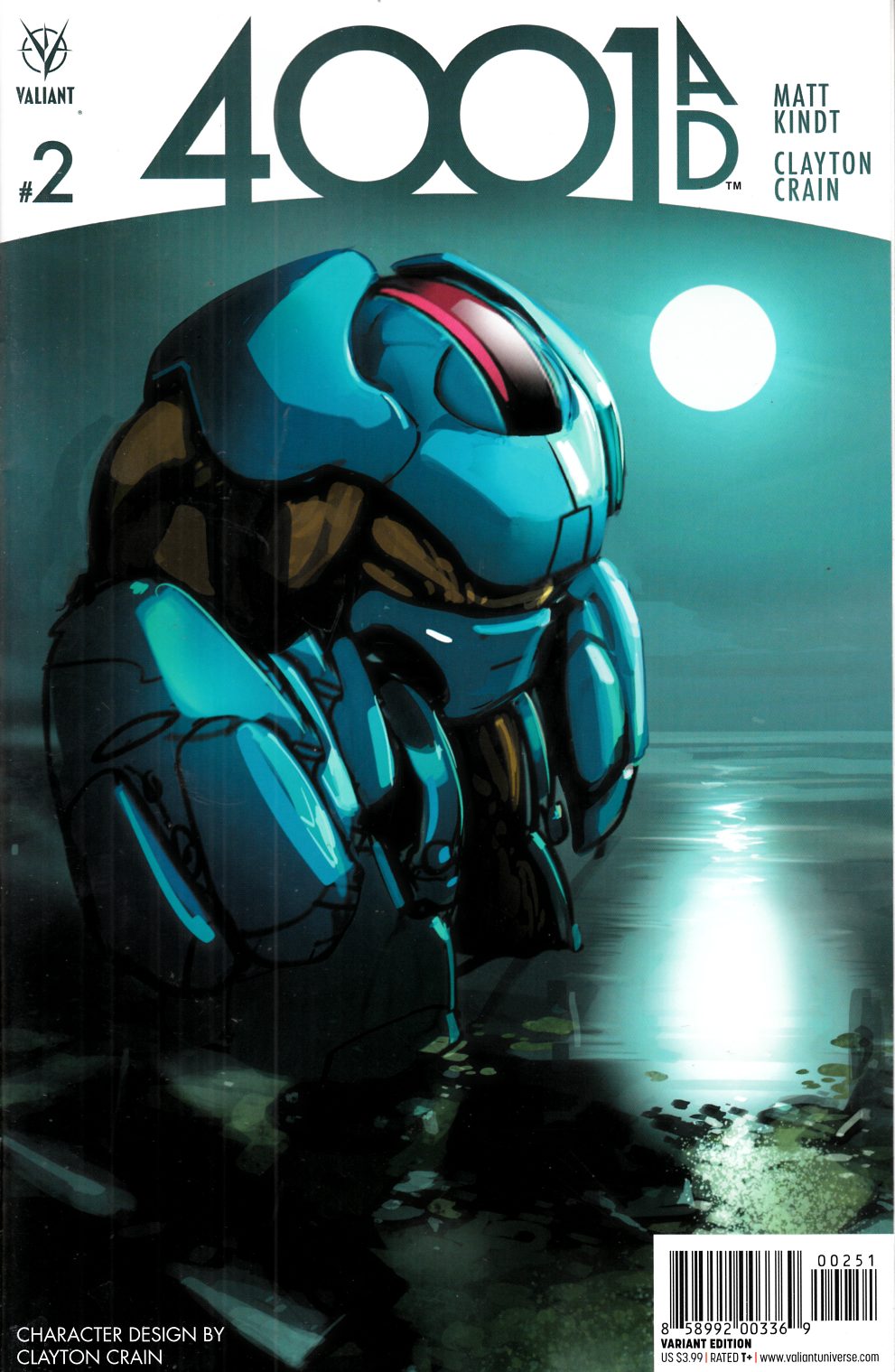 4001 AD #2 Cover E- Crain Incentive [Valiant Comic] LARGE