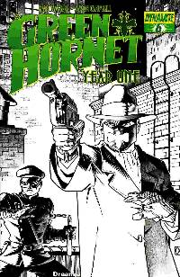 Green hornet: year one #6 (1:25 wagner bw cover) LARGE