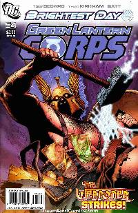 Green lantern corps #54 (1:10 gleason variant cover) LARGE