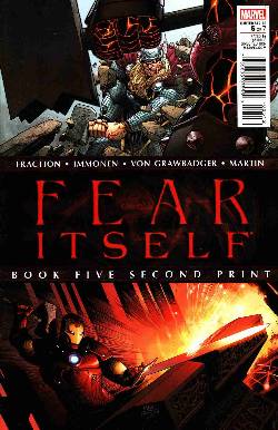 Fear itself #5 Second Printing [Comic] LARGE