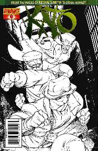 Kevin Smith Kato #4 (1:25 Garza B&W Incentive Cover) LARGE