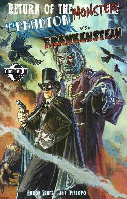 Return Of The Monsters Phantom Detective vs Frankenstein [Comic] LARGE