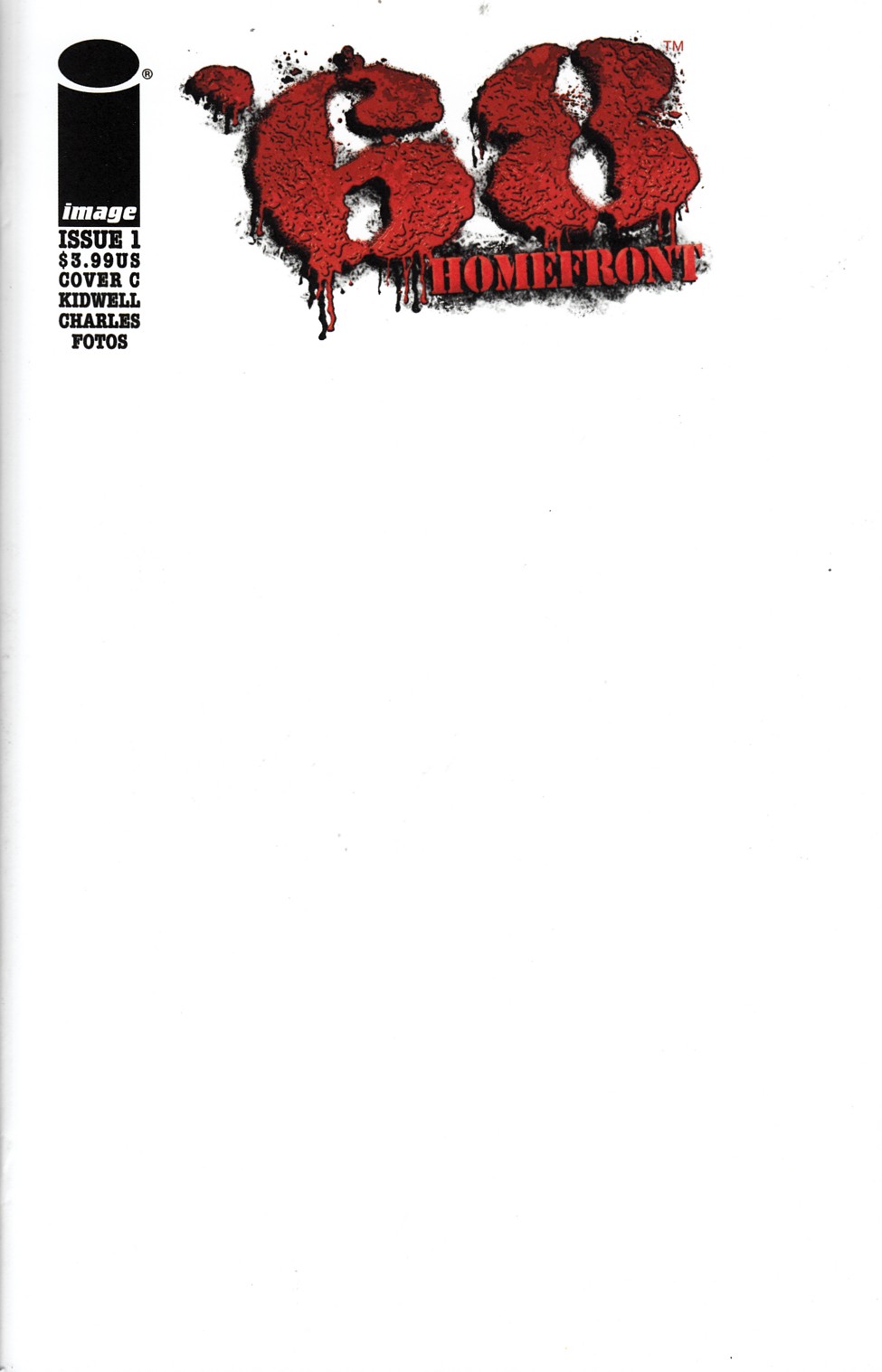 68 Homefront #1 Cover C- Sketch [Comic] LARGE
