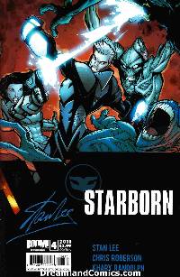 STAN LEE STARBORN #4 COVER A LARGE