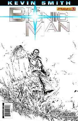 Kevin Smith Bionic Man #3 Lau B&W Variant Incentive Cover [Comic] LARGE