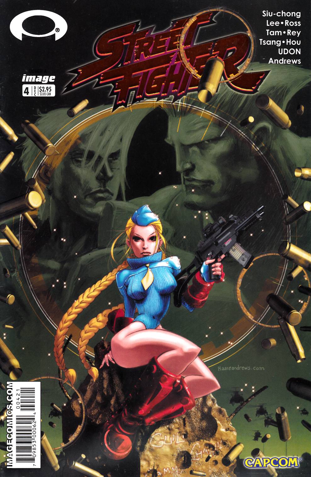 Street Fighter #4 Blonde Bombshell Metal Variant Cover Very Fine (8.0)  [Image Comic]