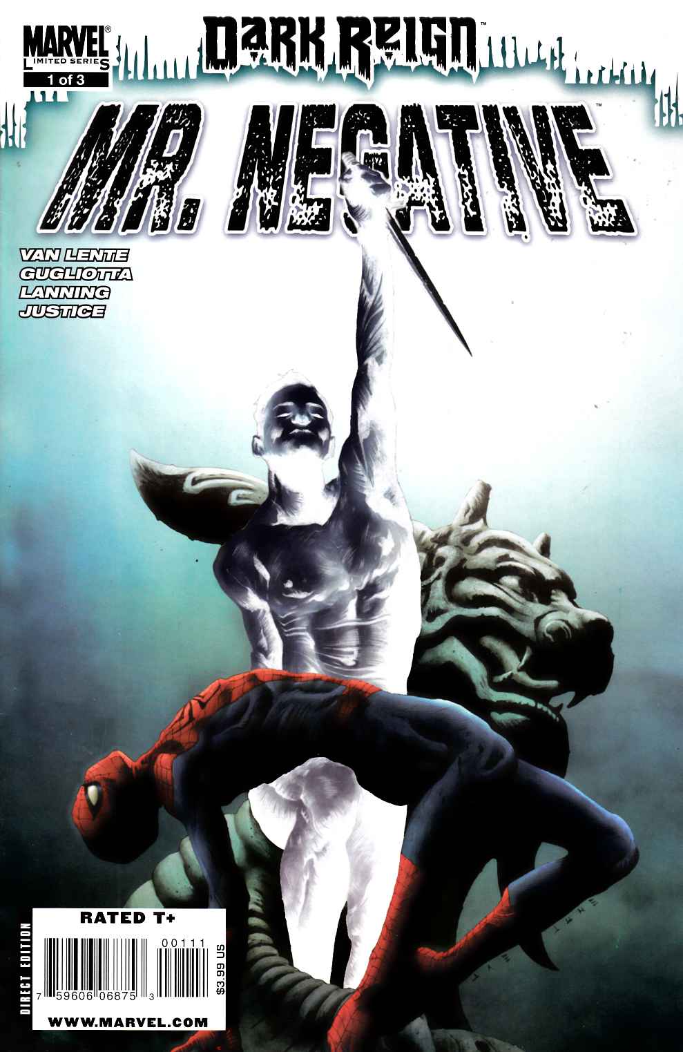 Dark Reign Mr Negative #1 Near Mint (9.4) [Marvel Comic] THUMBNAIL