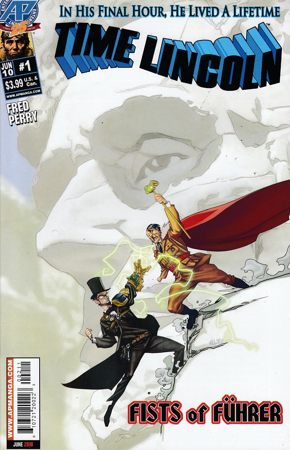 Time Lincoln Fists of Fuhrer #1 Near Mint (9.4) [Antarctic Comic] LARGE