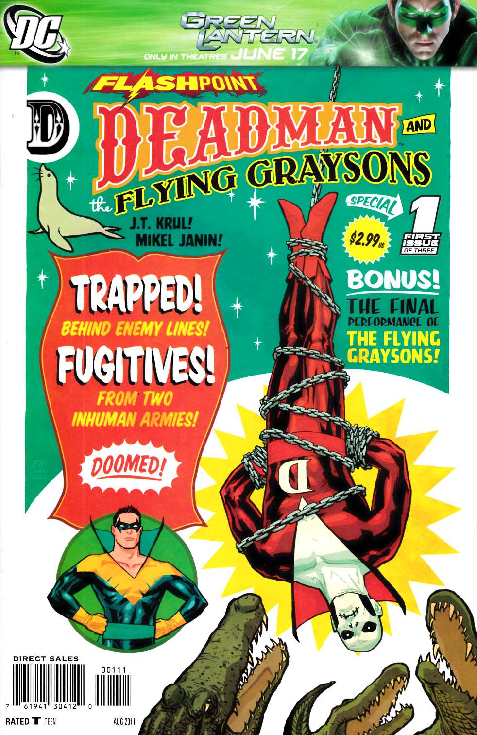 Flashpoint Deadman and the Flying Graysons #1 [DC Comic] Near Mint (9.4) THUMBNAIL