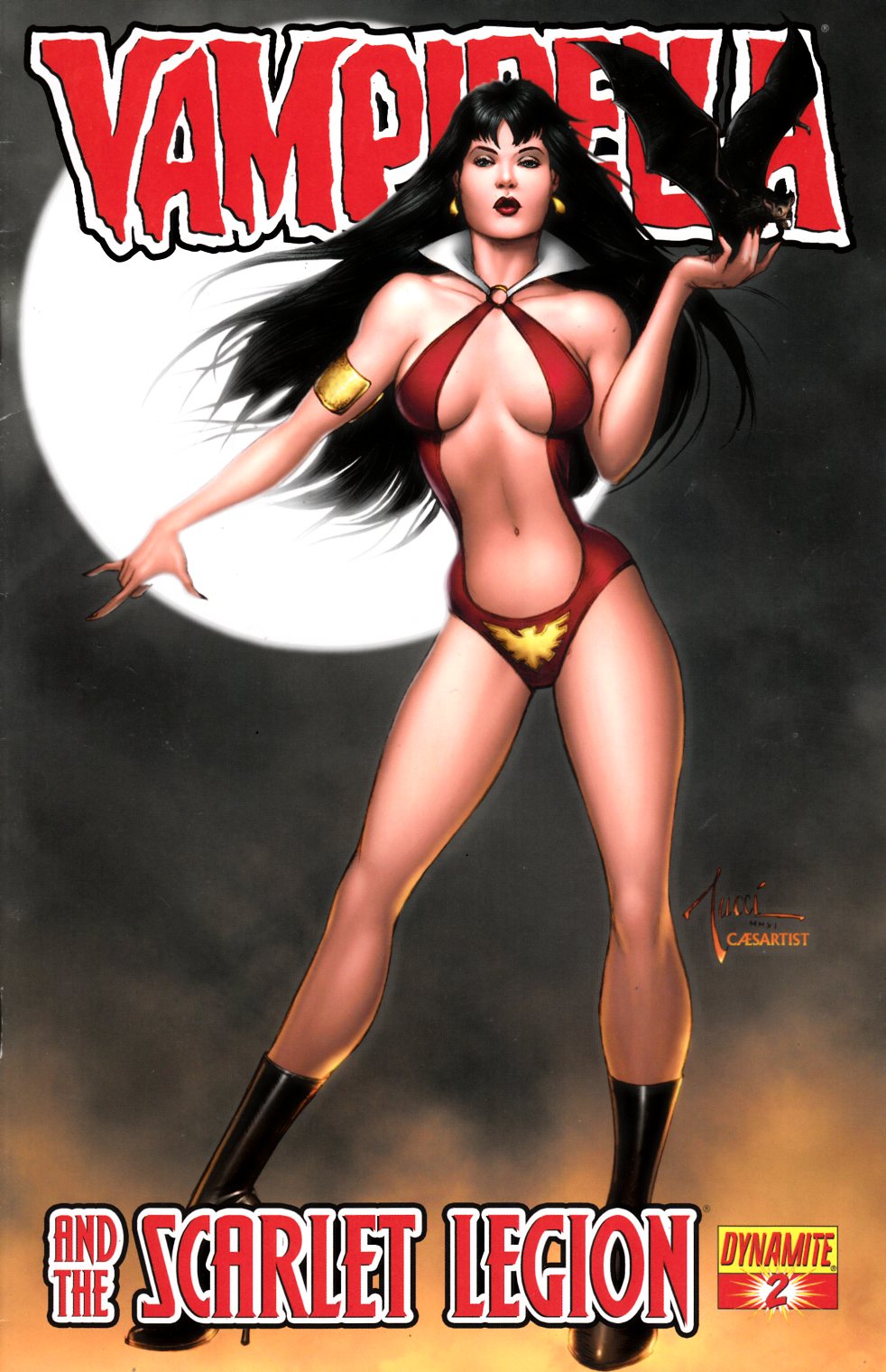 Vampirella and the Scarlet Legion #2 Tucci Cover Fine (6.0) [Dynamite Comic] LARGE