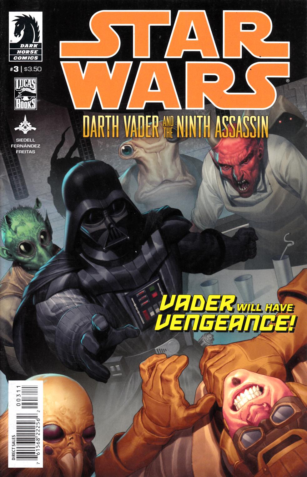Star Wars Darth Vader & Ninth Assassin #3 Fine (6.0) [Dark Horse Comic] THUMBNAIL