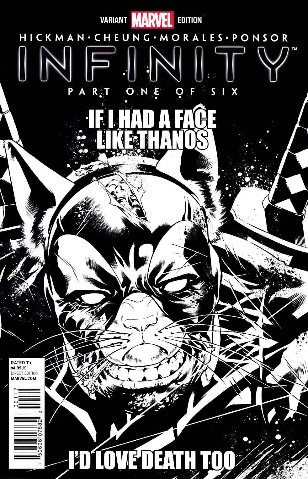 Infinity #1 Brooks Party Variant Sketch Cover [Comic] LARGE