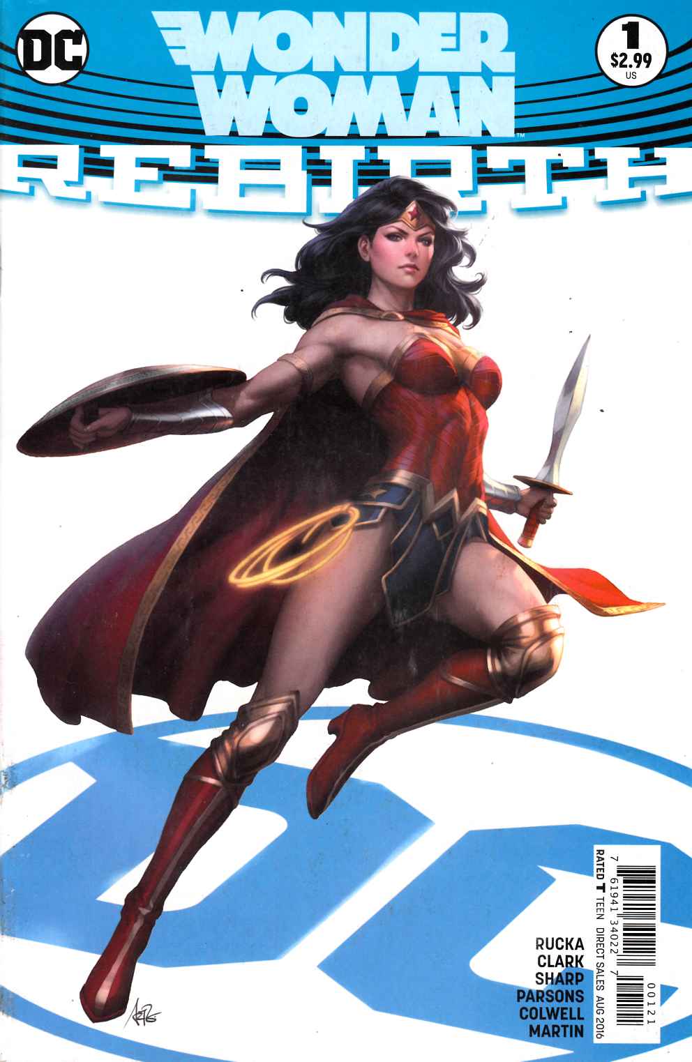 Wonder Woman Rebirth #1 Lau Variant Cover Very Good (4.0) [DC Comic]