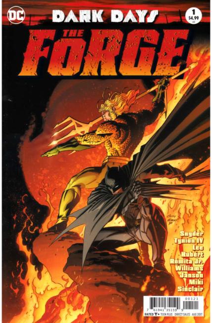 Dark Days the Forge #1 Kubert Variant Cover Near Mint Minus (9.2) [DC Comic] LARGE