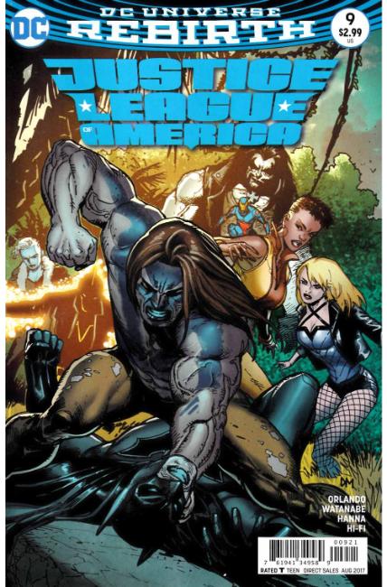 Justice League of America #9 Mahnke Variant Cover [DC Comic] LARGE