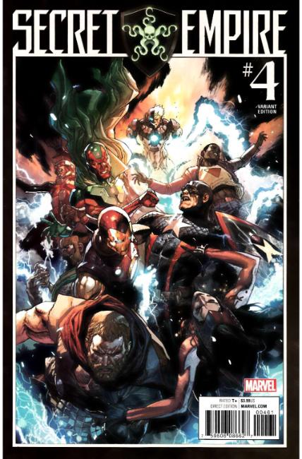 Secret Empire #4 Leinil Yu Variant Cover [Marvel Comic] LARGE