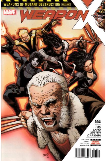 Weapon X #4 Near Mint (9.4) [Marvel Comic] LARGE
