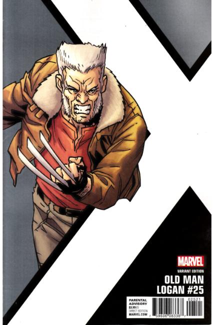 Old Man Logan #25 Kirk Corner Box Variant Cover [Marvel Comic] THUMBNAIL