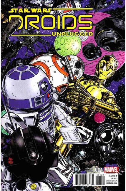 Star Wars Droids Unplugged #1 Allred Variant Cover [Marvel Comic] THUMBNAIL