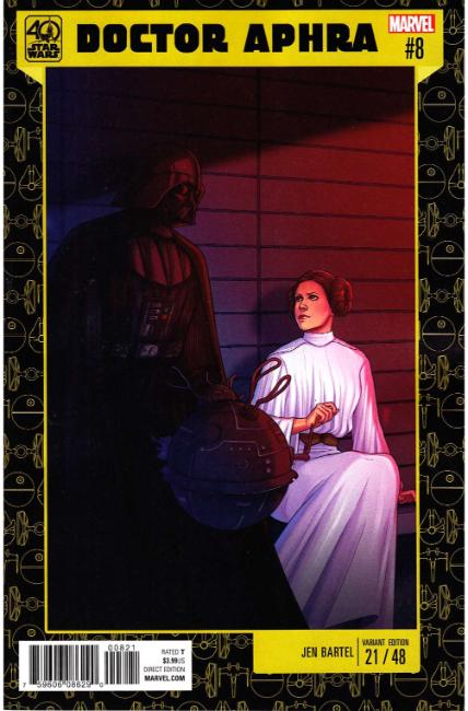 Star Wars Doctor Aphra #8 Bartel Star Wars 40th Anniversary Variant Cover [Marvel Comic] LARGE