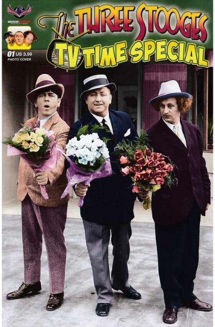 Three Stooges TV Time (One Shot) Photo Cover [American Myth Comic] THUMBNAIL